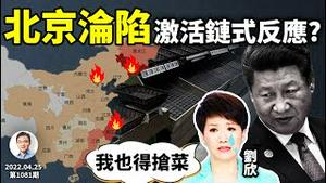 习近平毛了，病毒攻陷北京多个区，或激活不可控的反应！封城饥荒背后推手是谁？（文昭谈古论今20220425地1081期）