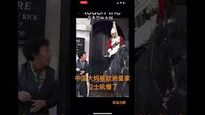 中国大妈被欧洲皇家卫士吼懵了