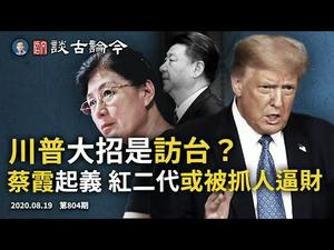 川普一语习近平颜面尽失，猛招在即？外汇破底，粮荒钱荒一起到！蔡霞起义、红二代或被抓逼财（文昭谈古论今20200819第804期）