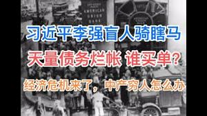 习近平李强盲人骑瞎马，经济进入死亡螺旋！经济危机正在爆发，中产和穷人怎么办？天量债务烂账谁买单？(20240323第1170期)